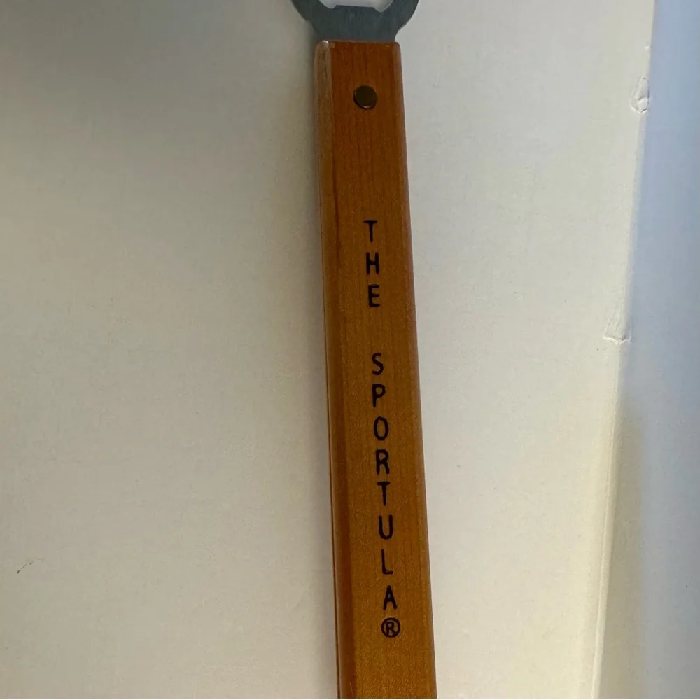 The Spatula NBA Golden State Warriors Wood Handle BBQ W/Integrated Bottle Opener